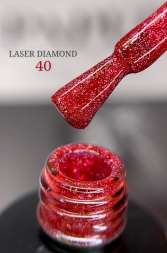 LD40 Гель-лак ROYAL Лазер Даймонд 10 ml                       