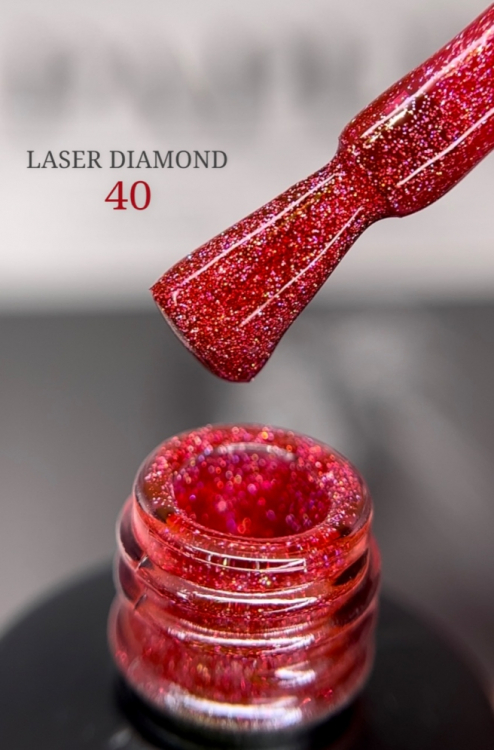 LD40 Гель-лак ROYAL Лазер Даймонд 10 ml                       