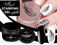 SG01 Стемпинг гель Royal черный 5 ml  