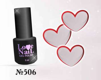 506 LOVE NAIL ГЕЛЬ ЛАК класса Premium                    