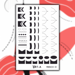 Пластина для стемпинга MAX Art French 01