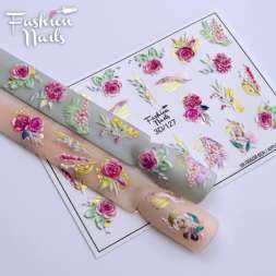 Fashion Nails Слайдер-дизайн 3D № 127