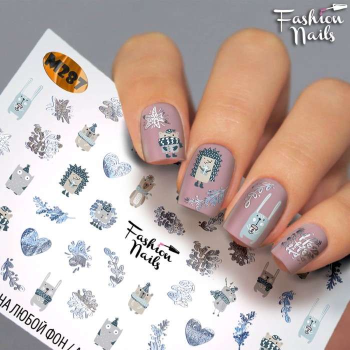 Fashion Nails Слайдер-дизайн METALLIC № 287