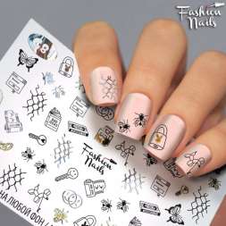 Fashion Nails Слайдер-дизайн GALAXY № 81