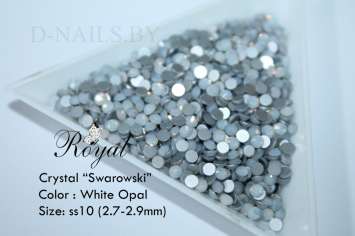 Стразы ss10 White Opal 2.7-2.9mm 100шт   