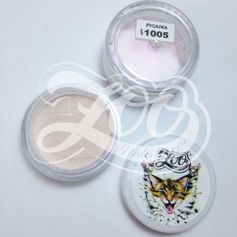 Пигмент "Русалка" для дизайна ногтей №1005 (сиреневый)