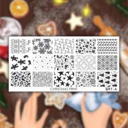 Пластина для стемпинга Art-A Christmas Print