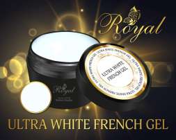 Ультра белый гель для френча ROYAL ULTRA WHITE FRENCH GEL — идеальная улыбка за один слой 