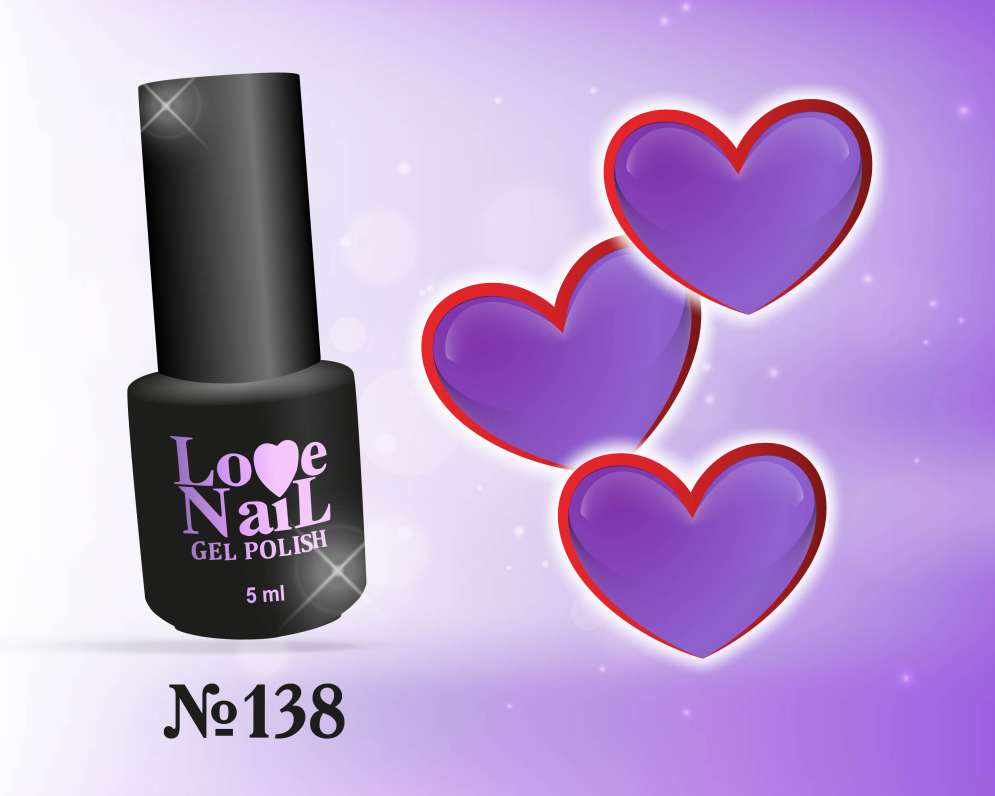 138 LOVE NAIL ГЕЛЬ ЛАК класса Premium  