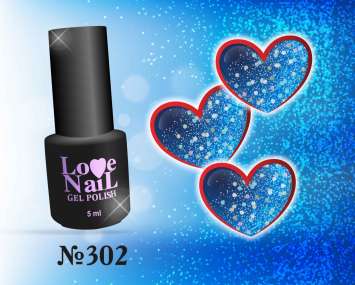 302 LOVE NAIL ГЕЛЬ ЛАК класса Premium  