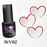 .V02 LOVE NAIL МОЛОЧНЫЙ ГЕЛЬ ЛАК класса Premium  