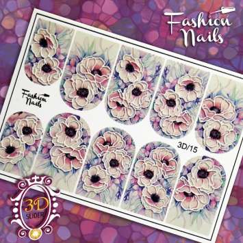 Fashion Nails Слайдер-дизайн 3D № 15