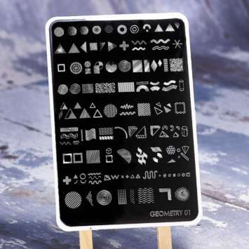 Пластина для стемпинга MAX Art Geometry 01