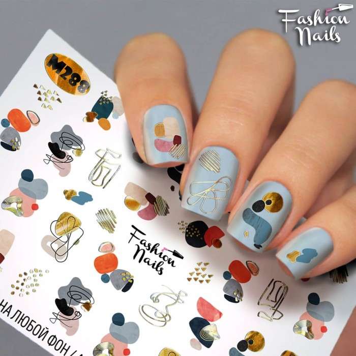 Fashion Nails Слайдер-дизайн METALLIC № 288