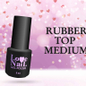 Каучуковый Топ MEDIUM (с липким слоем) LOVE NAIL ГЕЛЬ 