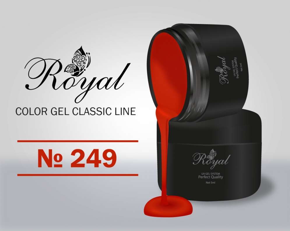 Цветной гель Royal Classic Line 5ml №249