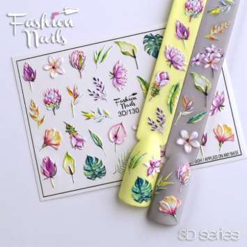 Fashion Nails Слайдер-дизайн 3D № 130