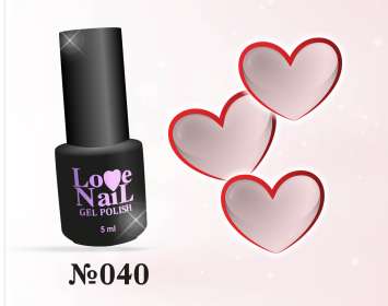 040 LOVE NAIL ГЕЛЬ ЛАК класса Premium  