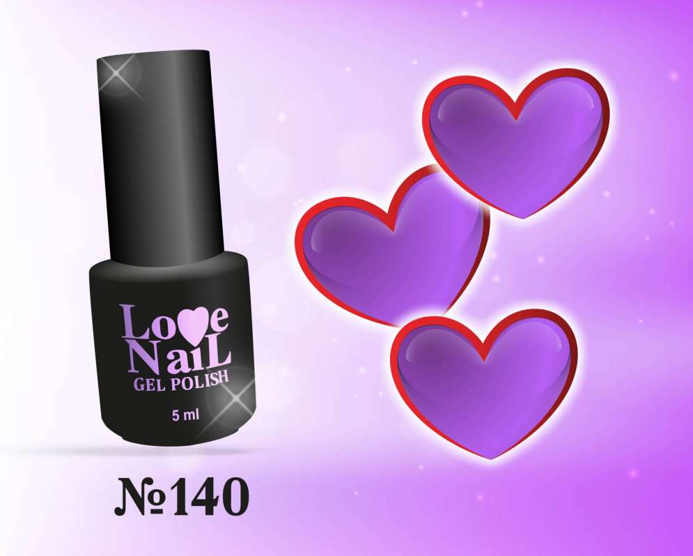 140 LOVE NAIL ГЕЛЬ ЛАК класса Premium 