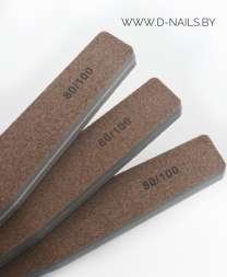 Баф коричневый лодка 80/100