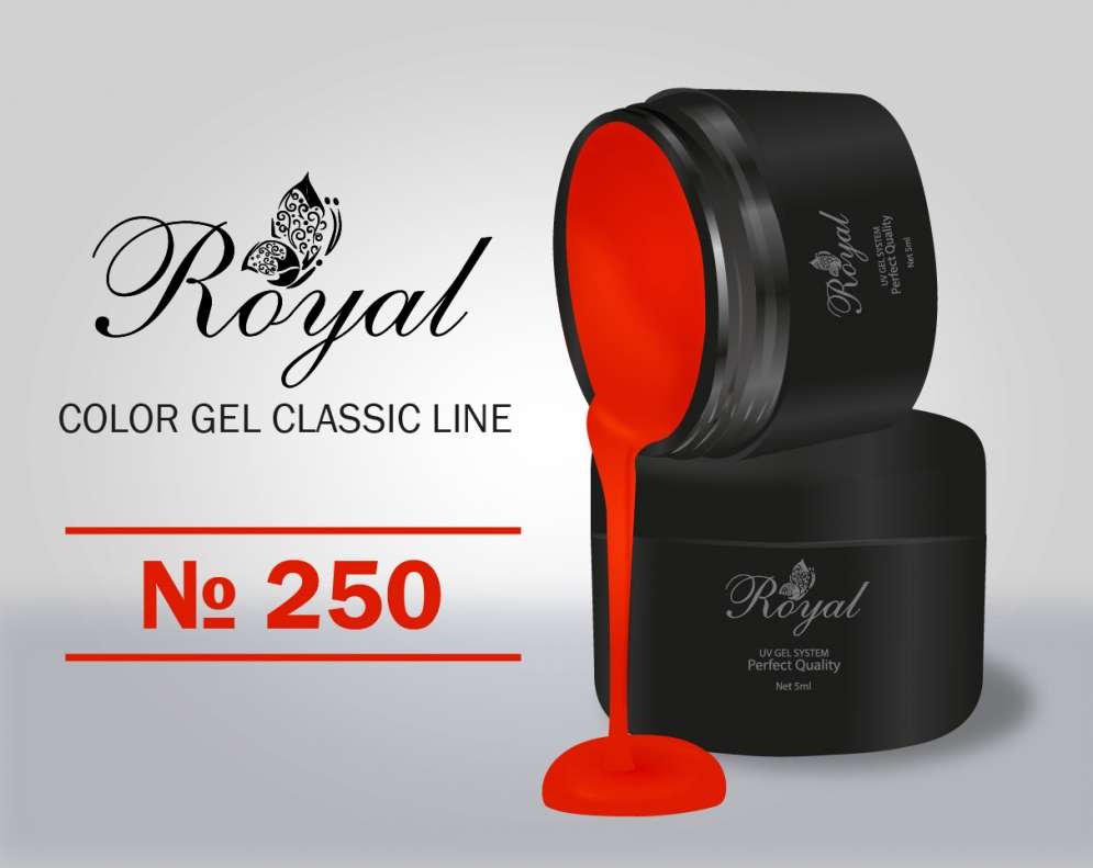 Цветной гель Royal Classic Line 5ml №250