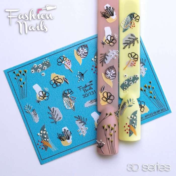 Fashion Nails Слайдер-дизайн 3D № 131