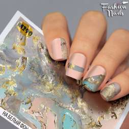 Fashion Nails Слайдер-дизайн METALLIC № 290