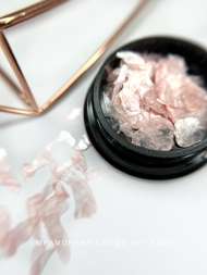 Мраморная слюда крупная Арт.5225 (нежно-розовый)