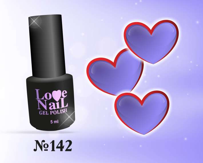 142 LOVE NAIL ГЕЛЬ ЛАК класса Premium 
