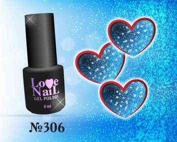 306 LOVE NAIL ГЕЛЬ ЛАК класса Premium  