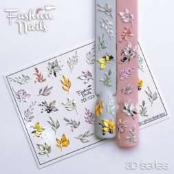 Fashion Nails Слайдер-дизайн 3D № 133