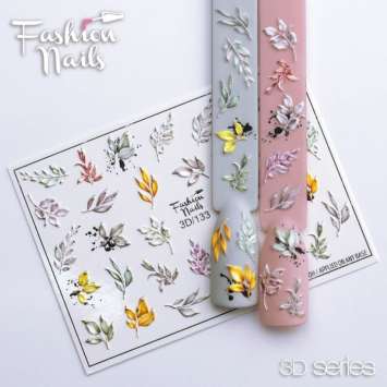 Fashion Nails Слайдер-дизайн 3D № 133