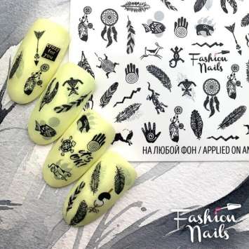 Fashion Nails Слайдер-дизайн AEROGRAPHY № 58