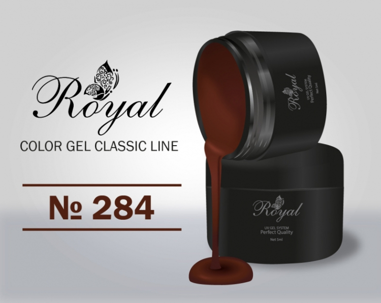 Цветной гель Royal Classic Line 5ml №284