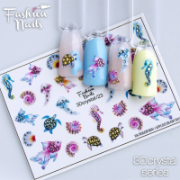 Fashion Nails Слайдер-дизайн 3D CRYSTAL № 23