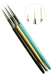 НАБОР КИСТЕЙ ВОЛОСОК "SOLINE CHARMS" 3 ШТ