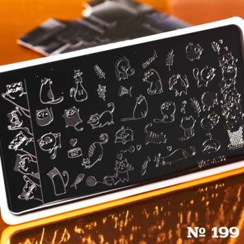 Пластина для стемпинга А199