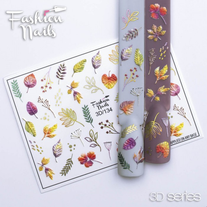 Fashion Nails Слайдер-дизайн 3D № 134