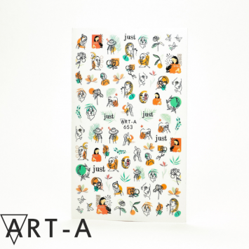 Наклейки 3D 653