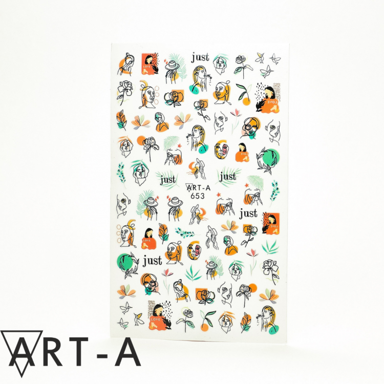 Наклейки 3D 653