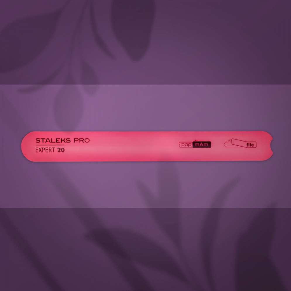 Пластиковая скошенная основа для пилки Staleks Pro Expert 20