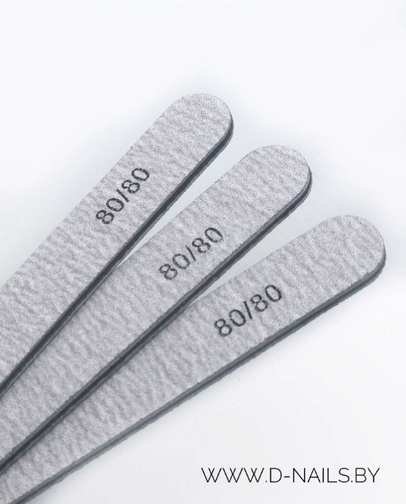 Пилка серая овал 80/80 