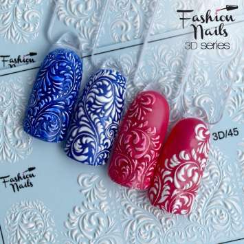 Fashion Nails Слайдер-дизайн 3D № 45