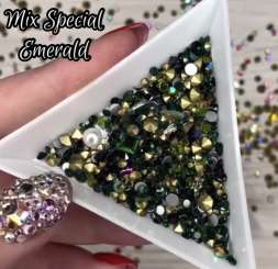 Набор страз SWAROVSKI LUX "Mix Special Emerald"  