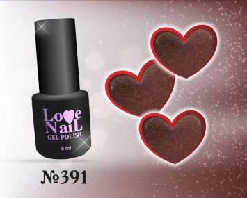391 LOVE NAIL ГЕЛЬ ЛАК класса Premium    