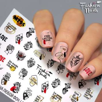 Fashion Nails Слайдер-дизайн METALLIC № 295