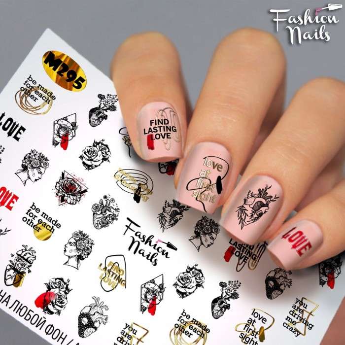Fashion Nails Слайдер-дизайн METALLIC № 295