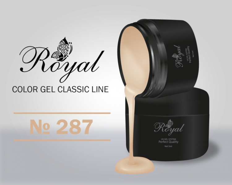 Цветной гель Royal Classic Line 5ml №287