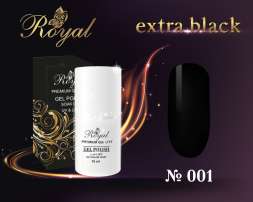 .Гель-лак ROYAL 10 ml ULTRA BLACK