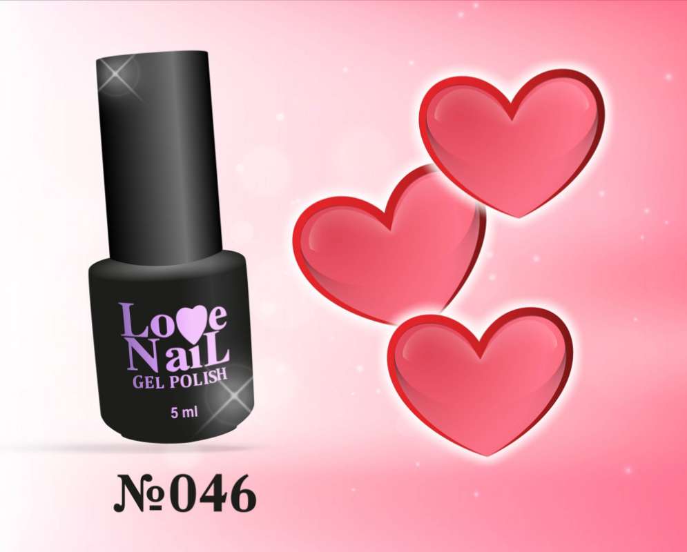 046 LOVE NAIL ГЕЛЬ ЛАК класса Premium 
